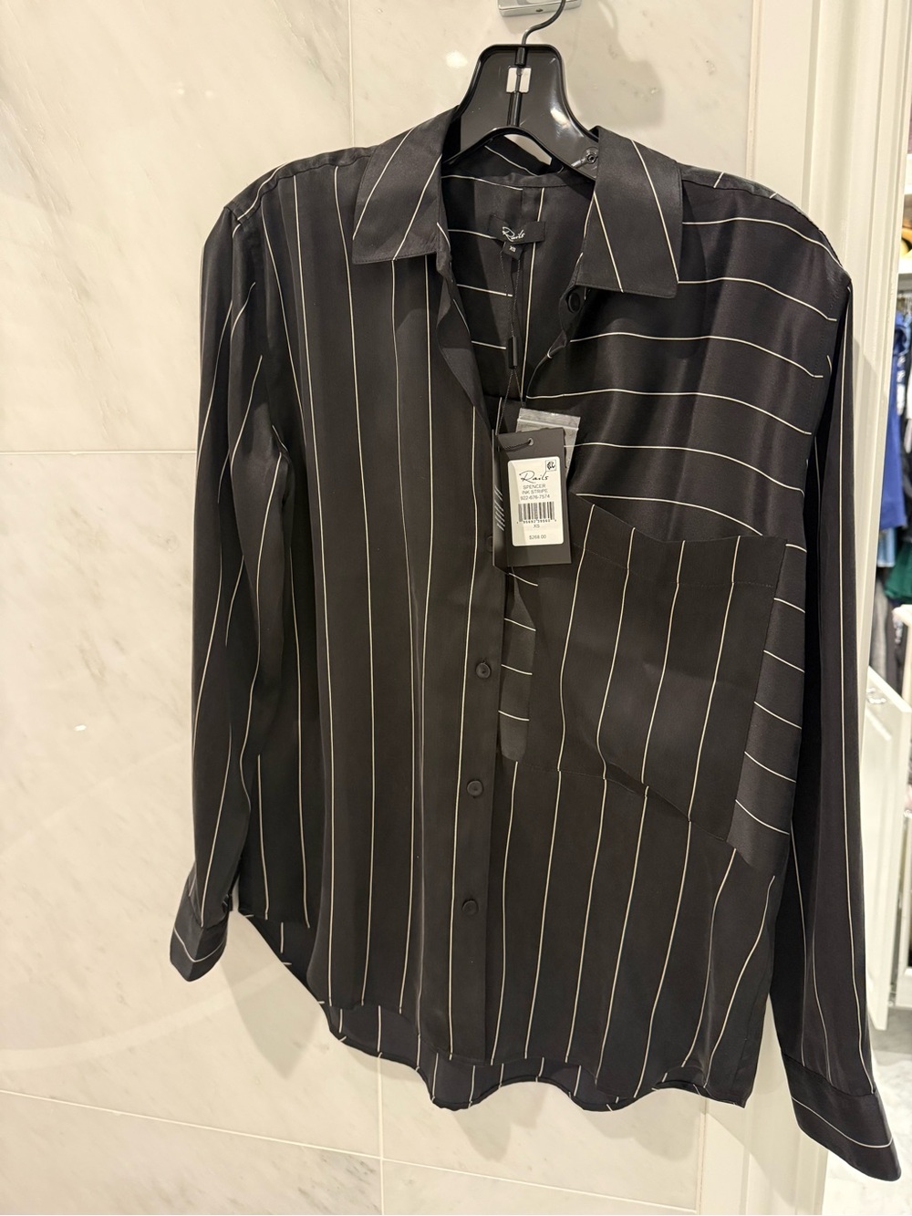 NWT- Rails Silk shirt